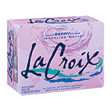 La Croix Sparkling Water Natural Berry 12 Oz Left Picture